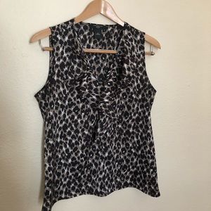 Chic cheetah print blouse